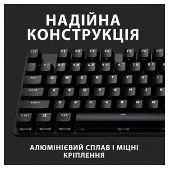 Клавiатура Logitech G413 SE Mechanical Tactile Switch USB UA Black (920-010437) фото №4