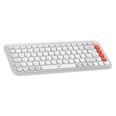 Клавиатура LOGITECH POP ICON KEYS - OFF WHITE - US INT'L (L920-013072) фото №1