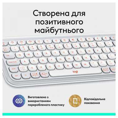 Клавиатура LOGITECH POP ICON KEYS - OFF WHITE - US INT'L (L920-013072) фото №10