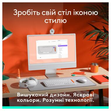 Клавиатура LOGITECH POP ICON KEYS - OFF WHITE - US INT'L (L920-013072) фото №6