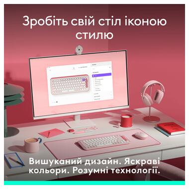 Клавиатура LOGITECH POP ICON KEYS - ROSE - US INT'L (L920-013073) фото №2