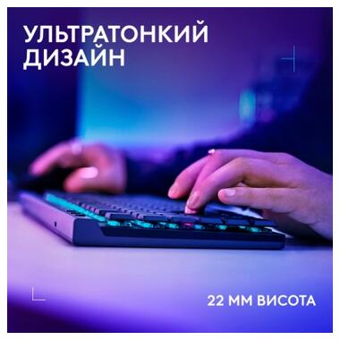 Клавиатура Logitech G515 TKL Lightspeed GL Tactile RGB Wireless/Bluetooth/USB UA Black (920-014075) фото №4