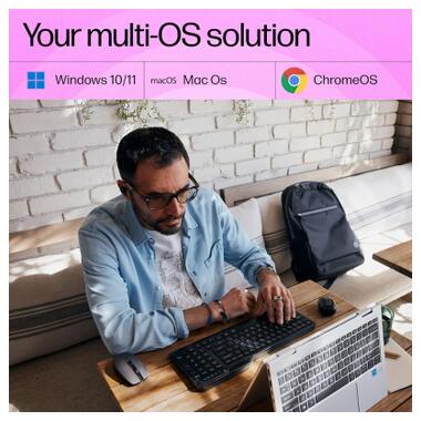 Клавіатура HP 460 Multi-Device Bluetooth UA Black (7N7B8AA) фото №7