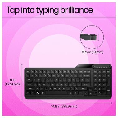 Клавіатура HP 460 Multi-Device Bluetooth UA Black (7N7B8AA) фото №2
