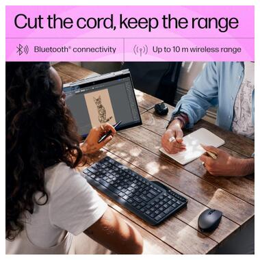 Клавіатура HP 460 Multi-Device Bluetooth UA Black (7N7B8AA) фото №3