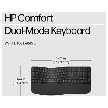 Клавіатура HP 680 Comfort Dual-Mode UA Black (8T6L8AA) фото №6