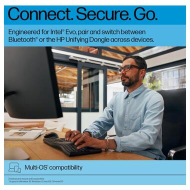 Клавіатура HP 680 Comfort Dual-Mode UA Black (8T6L8AA) фото №4