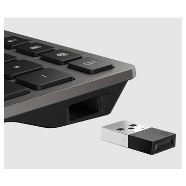 Клавіатура HP 720 Multi-Device Rechargeable Wireless/Bluetooth UA Black (9T5B1AA) фото №7