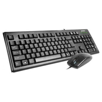 Комплект (клавіатура, миша) A4Tech KM-72620D Black USB фото №1