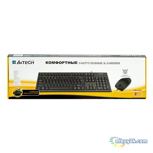 Комплект (клавіатура, миша) A4Tech KR-8520D Black USB фото №6