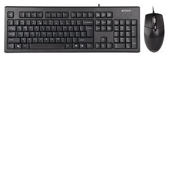 Комплект (клавіатура, миша) A4Tech KRS-8372 Black (218727) фото №1