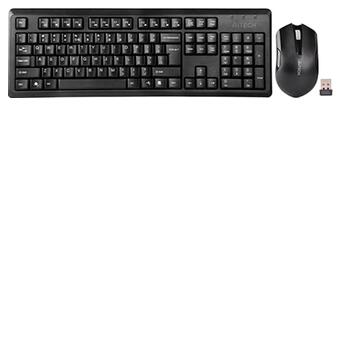 Комплект: миша A4Tech 4200N (GR-92 G3-200N) клавіатура Black USB фото №1