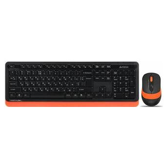 Комплект (клавіатура, миша) бездротовий A4Tech Bloody FG1010 Orange USB фото №1