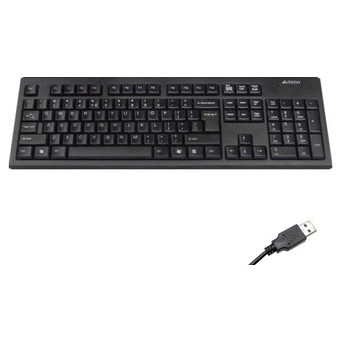 Клавіатура A4Tech KR-83 USB Black фото №3