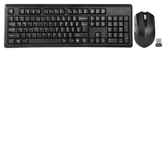 Клавіатура миша A4tech 4200N (GR-92 G3-200N) Wireless, black фото №1