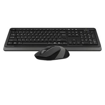 Комплект клавіатура та миша A4Tech FG1010S Grey фото №2