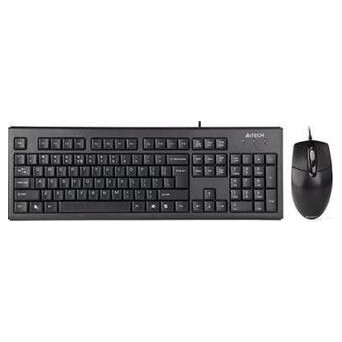 Комплект (клавіатура, миша)  A4Tech KR-8572S Black фото №1