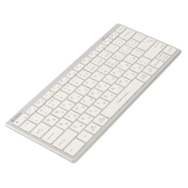 Клавiатура A4Tech FBX51C Wireless/Bluetooth White (FBX51C White) фото №2