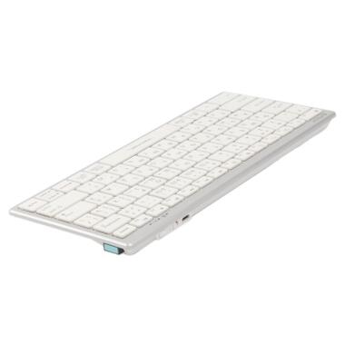 Клавiатура A4Tech FBX51C Wireless/Bluetooth White (FBX51C White) фото №4