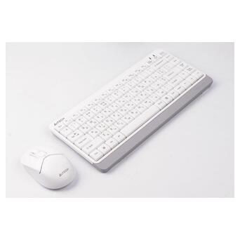 Комплект (клавіатура, миша) бездротовий A4Tech FG1112 White USB фото №4