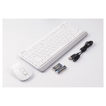 Комплект (клавіатура, миша) бездротовий A4Tech FG1112 White USB фото №5