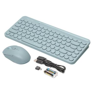 Комплект (клавіатура, миша) бездротовий A4Tech Fstyler FG3200 Air Blue фото №3