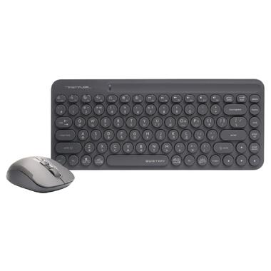 Комплект (клавиатура, мышь) беспроводной A4Tech FG3200 Air2 Grey фото №1
