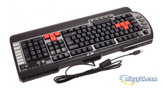 Клавіатура A4Tech X7-G800V Gaming USB Black фото №2