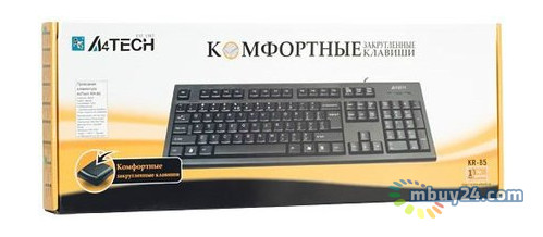 Клавіатура A4Tech KR-85 Black USB фото №2