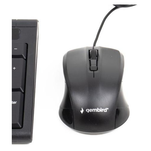 Комплект клавіатура миша Gembird KBS-UM-03-UA Black USB фото №3