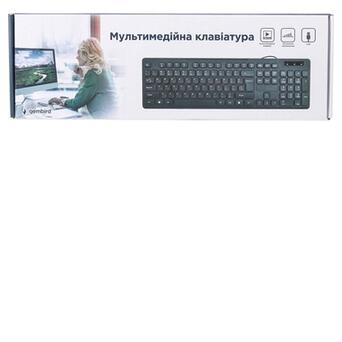 Клавіатура Gembird KB-UM-107-UA Black USB UKR фото №5