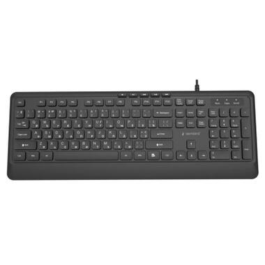 Клавиатура Gembird Slim Multimedia USB Black (KB-MCH-05-CYRL) фото №3