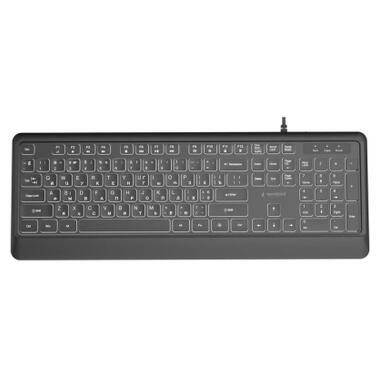 Клавиатура Gembird Slim Multimedia USB Black (KB-MCH-05-CYRL) фото №2