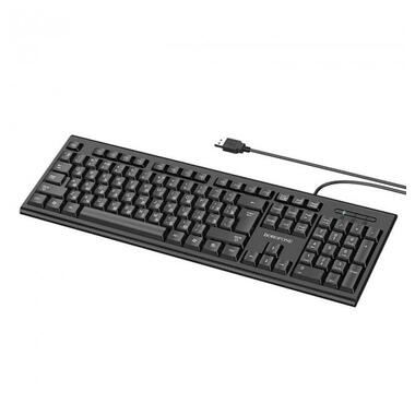 Комплект клавіатура та миша Borofone BG6 (ENG) чорний фото №3