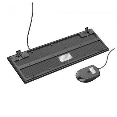 Комплект клавіатура та миша Borofone BG6 (ENG) чорний фото №5