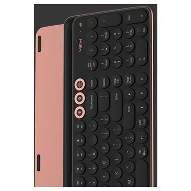 Клавіатура бездротова Xiaomi Miiiw Dual Mode (MWBK01) Black/Golden (MWBK01 Keyboard Bluetooth Dual Mode Golden Black) фото №2