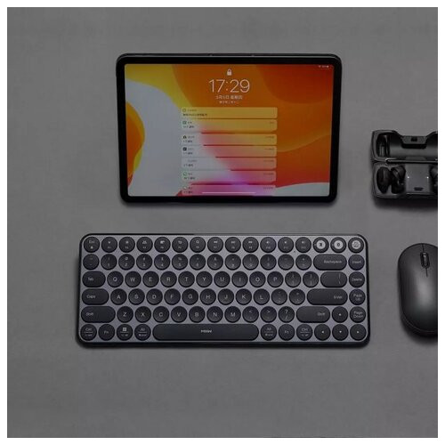 Безпроводова клавіатура MiiiW AIR85 Bluetooth Dual Mode (MWBK01) MAC/iPad/PC (RU) Black фото №3