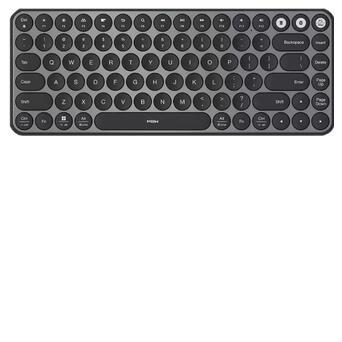 Безпроводова клавіатура MiiiW AIR85 Bluetooth Dual Mode (MWBK01) MAC/iPad/PC (RU) Black фото №1