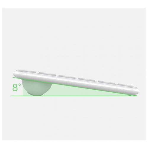 Клавіатура бездротова MiiiW AIR85 Bluetooth Dual Mode (MWXKT01) MAC/iPad/PC (RU) White фото №4
