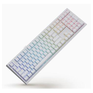 Клавиатура Ducky One X Magnetic Switch Wireless UA White (ON2408AST3-DAUSPDOECL2WW1) фото №2