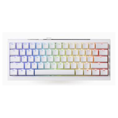 Клавиатура Ducky One X Mini Magnetic Switch Wireless UA White (ON2461AST3-DAUSPDOECL2WW1) фото №1