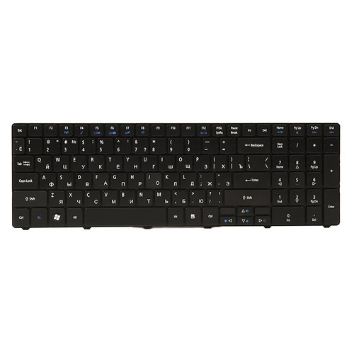 Клавіатура для ноутбука ACER Aspire 5810 чорний, чорний кадр фото №1