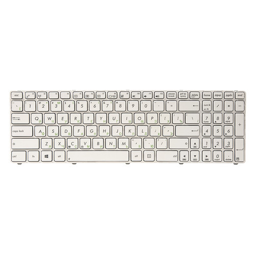 Клавіатура для ноутбука ASUS A52, K52, X54 (K52 version) білий, білий кадр фото №1