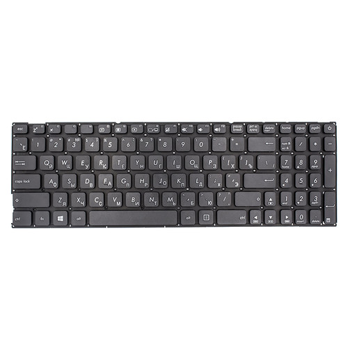 Клавіатура для ноутбука ASUS X541 series чорний, без кадру фото №1