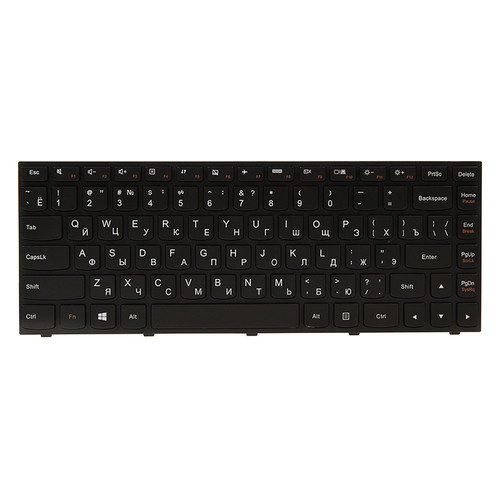 Клавіатура для ноутбука IBM/LENOVO B40-30, G40-30 чорний, чорний кадр фото №1