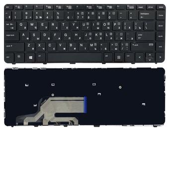Клавіатура PowerPlant для ноутбука HP ProBook 430 G3 440 G3 чорний чорний кадр (KB310751) фото №2