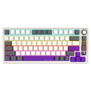 Клавіатура Lorgar KBP7075W Pro RGB Wireless/Bluetooth/USB UA Beige (LRG-KBP7075W-RT-US) фото №2