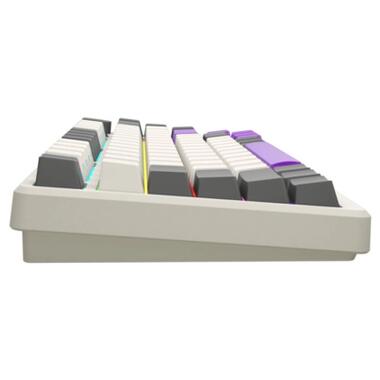 Клавіатура Lorgar KBP7075W Pro RGB Wireless/Bluetooth/USB UA Beige (LRG-KBP7075W-RT-US) фото №7