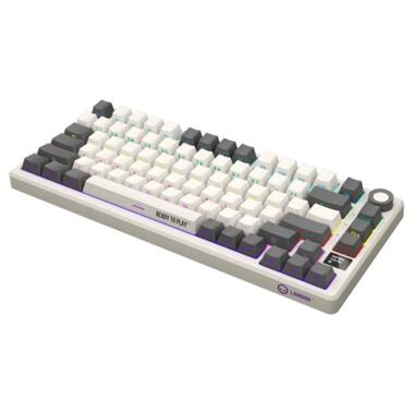 Клавіатура Lorgar KBP7075W Pro RGB Wireless/Bluetooth/USB UA Beige (LRG-KBP7075W-RT-US) фото №3