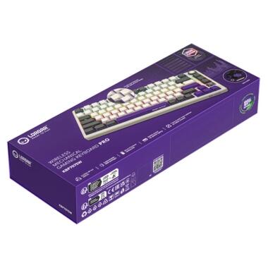 Клавіатура Lorgar KBP7075W Pro RGB Wireless/Bluetooth/USB UA Beige (LRG-KBP7075W-RT-US) фото №9